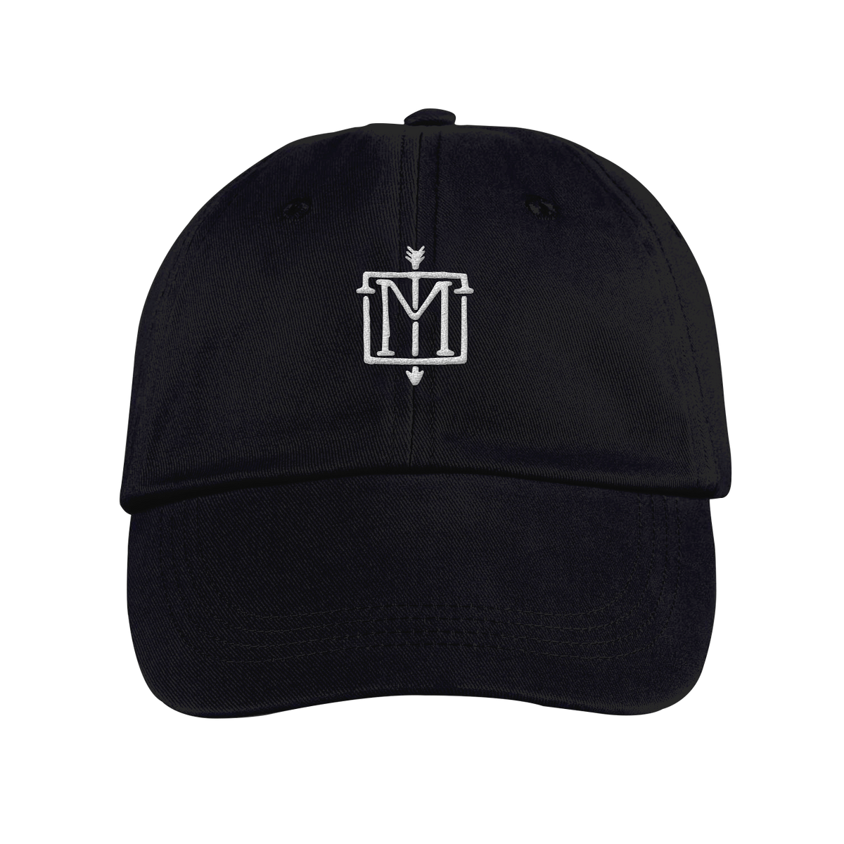 M Emblem Black Dad Hat The Menzingers EU Store