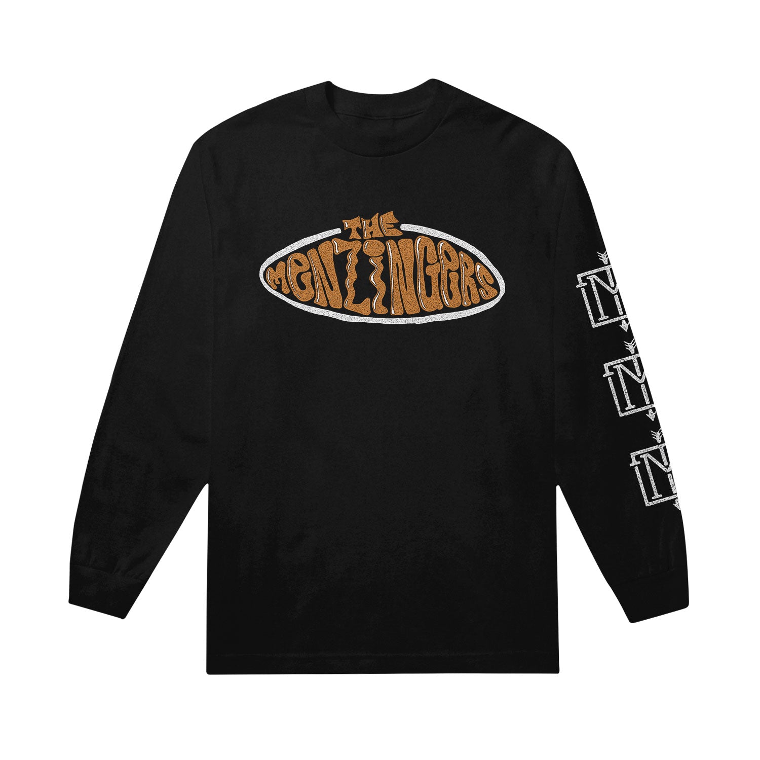 Orange Logo Black Long Sleeve