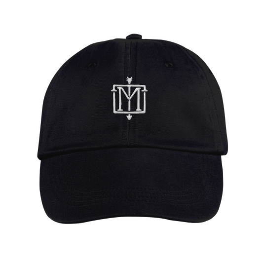 M Emblem Black Dad Hat